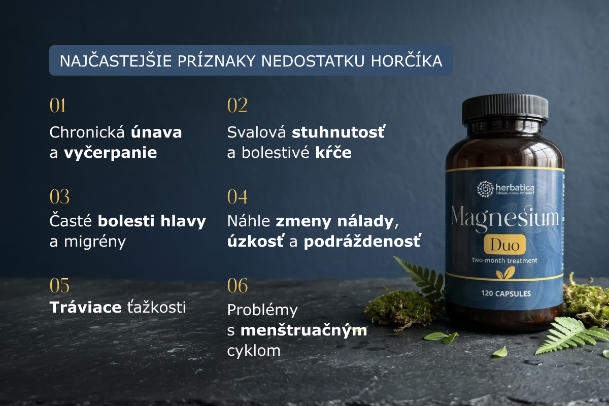 Magnesium DUO dvojmesačná kúra - 120 kapsúl - Herbatica_1